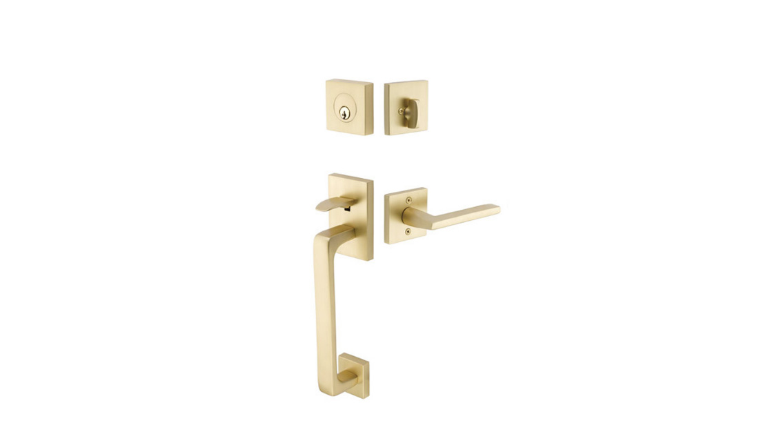 Satin Brass Front Door Knobs