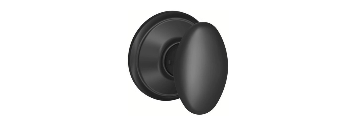 Sleek Satin Brass Bowery Knob with Collins Trim for Any Door